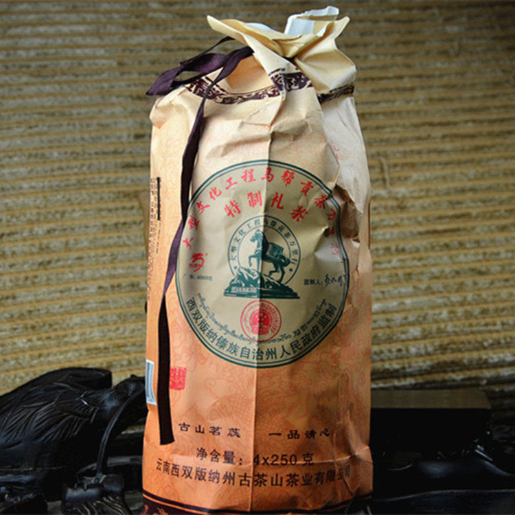 当前热销正品专卖普洱茶生茶龙园号2006年马帮贡茶万里行沱茶250克
